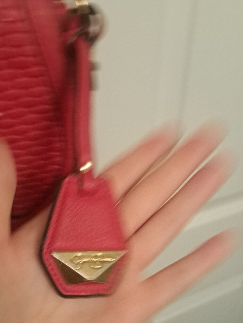Jessica Simpson Red Woven Crossbody Bag - Free with any order over $20.00 - Picture 3 of 7